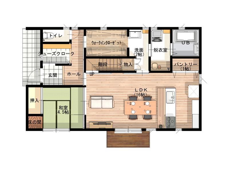 34坪家事楽プラン