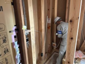 磐田市H様邸　中間検査を行いました