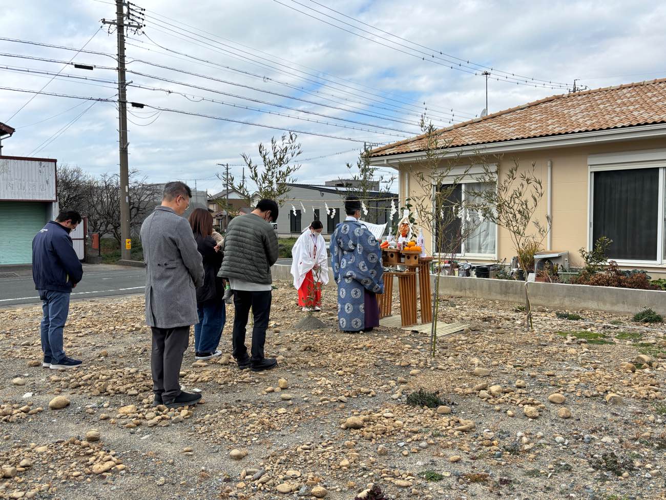 2026年2月　K様地鎮祭